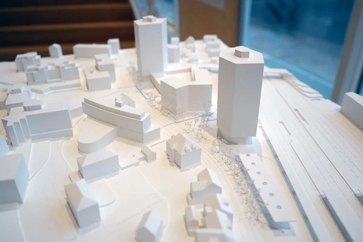 Beim Bahnhof Effretikon sollen zwei  Hochhäuser entstehen.